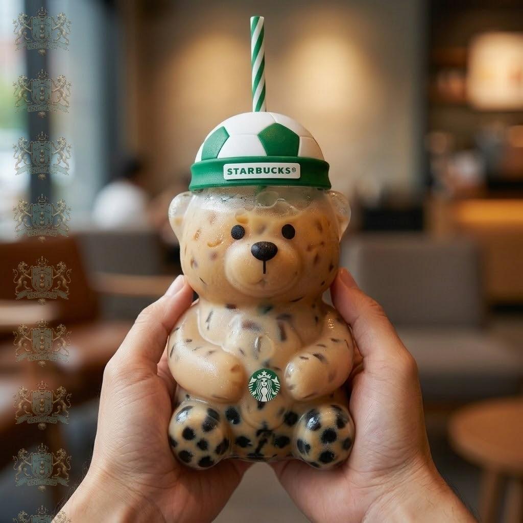 Starbucks Soccer Bear Tumbler