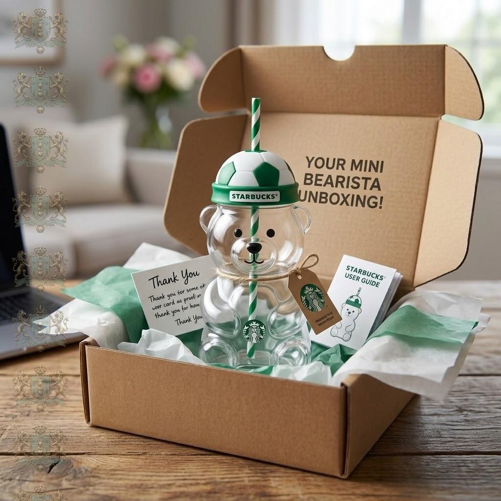 Starbucks Soccer Bear Tumbler
