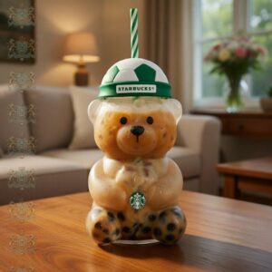 Starbucks Soccer Bear Tumbler