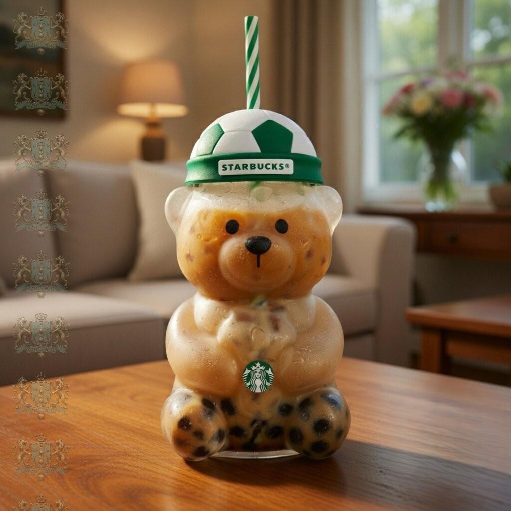 Starbucks Soccer Bear Tumbler