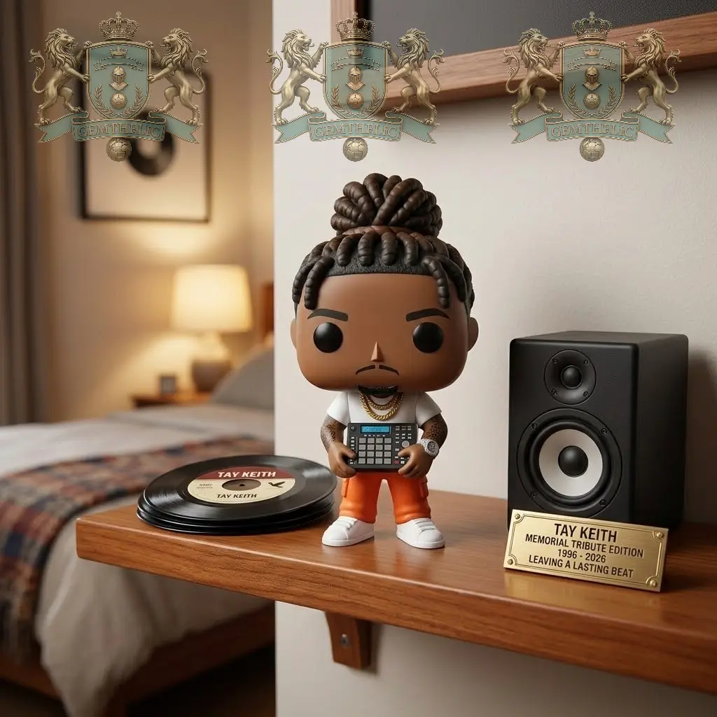 Tay Keith Memorial Tribute Vinyl Figure