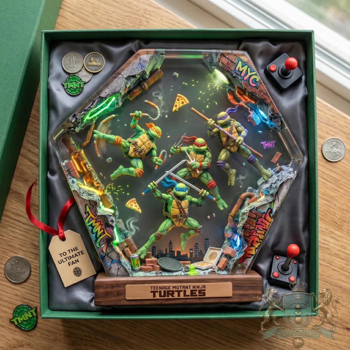 Teenage Mutant Ninja Turtles Dynamic Light-Up Diorama