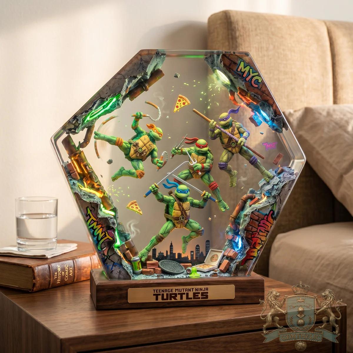 Teenage Mutant Ninja Turtles Dynamic Light-Up Diorama