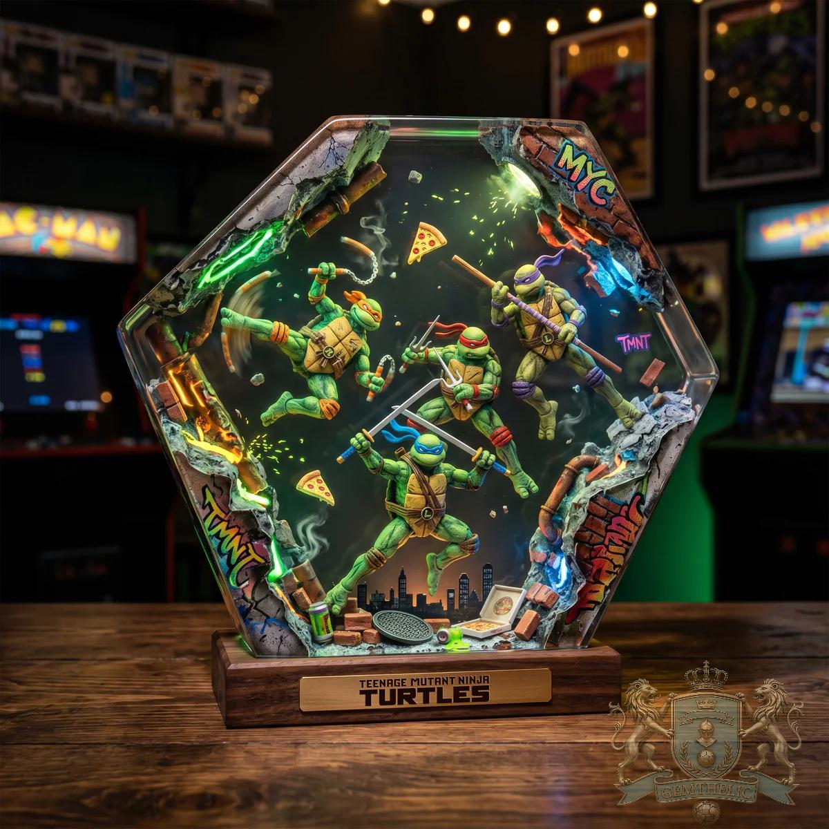 Teenage Mutant Ninja Turtles Dynamic Light-Up Diorama