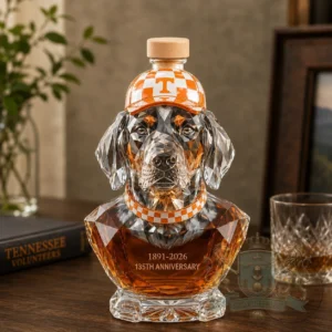 Tennessee Volunteers 135th Anniversary 2026 Dog Whiskey Collector's Decanter