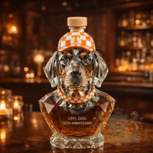 Tennessee Volunteers 135th Anniversary 2026 Dog Whiskey Collector's Decanter
