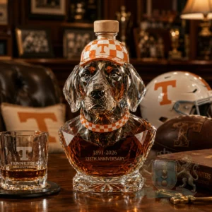 Tennessee Volunteers 135th Anniversary 2026 Dog Whiskey Collector's Decanter