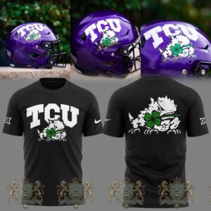 Texas Christian University Horned Frogs St. Patrick's Day T-Shirt