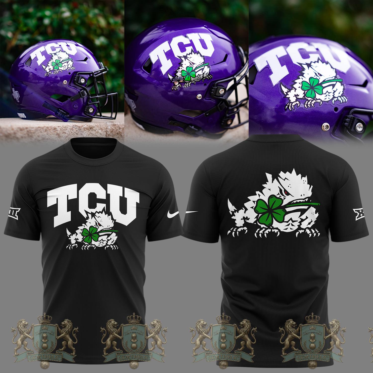 Texas Christian University Horned Frogs St. Patrick's Day T-Shirt