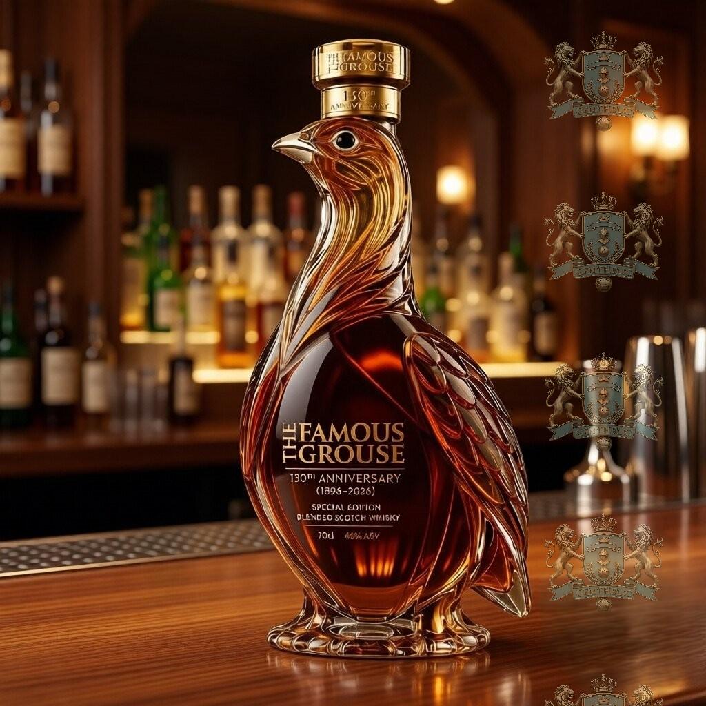 The Famous Grouse 130th Anniversary Whisky Bottle