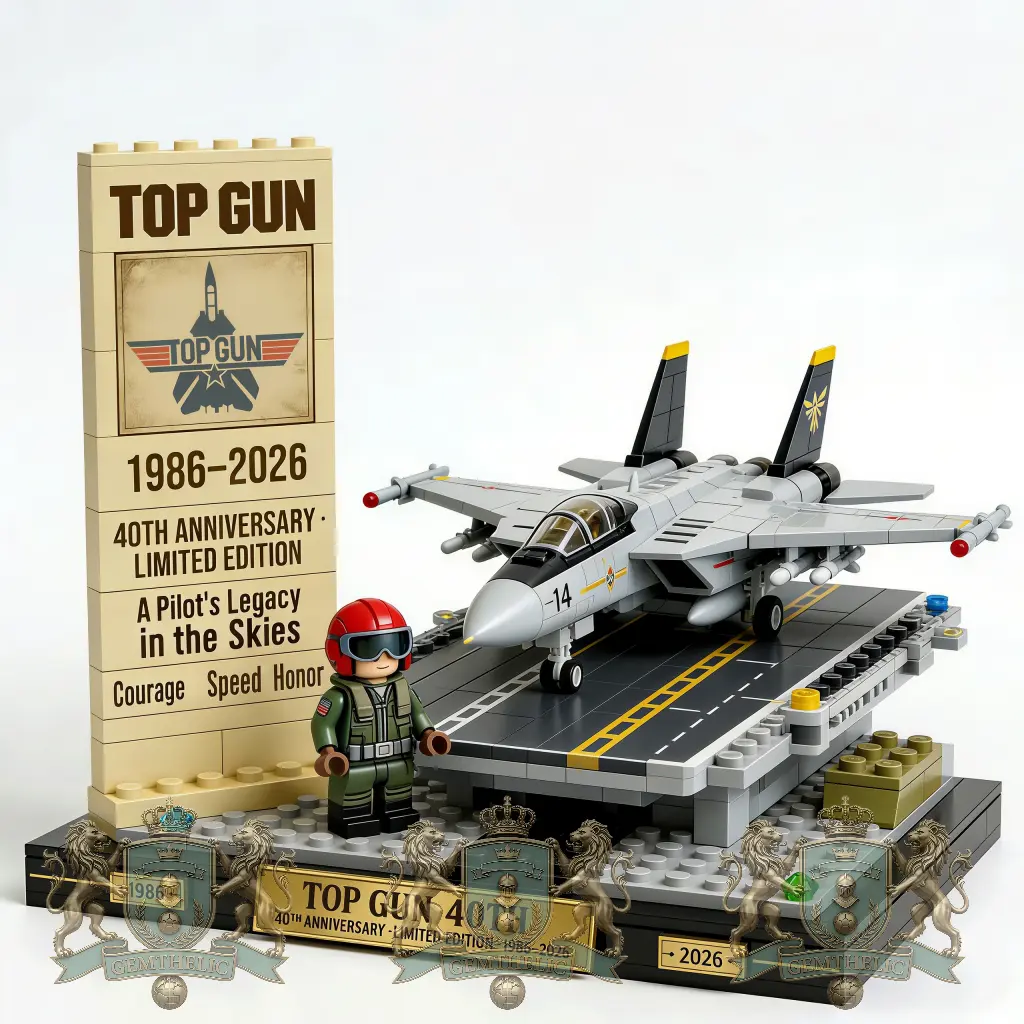 TOP GUN 40th Anniversary Building Blocks Set