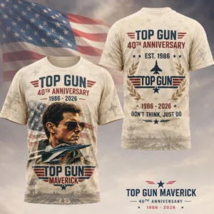 Top Gun Maverick 40th Anniversary T-Shirt