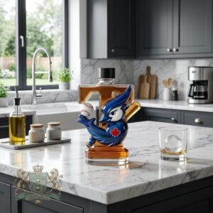 Toronto Blue Jays Number 7 Design Whiskey Decanter