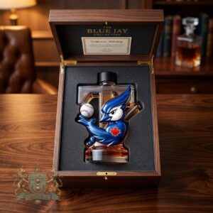 Toronto Blue Jays Number 7 Design Whiskey Decanter