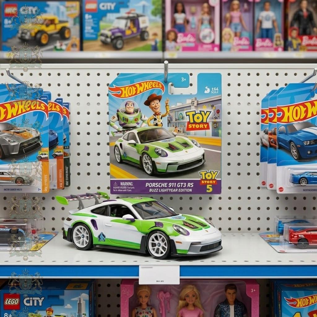 Toy Story Buzz Livery Edition Porsche 911 Hot Wheels
