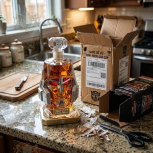 Transformers Megatron 20th Anniversary Whiskey Decanter