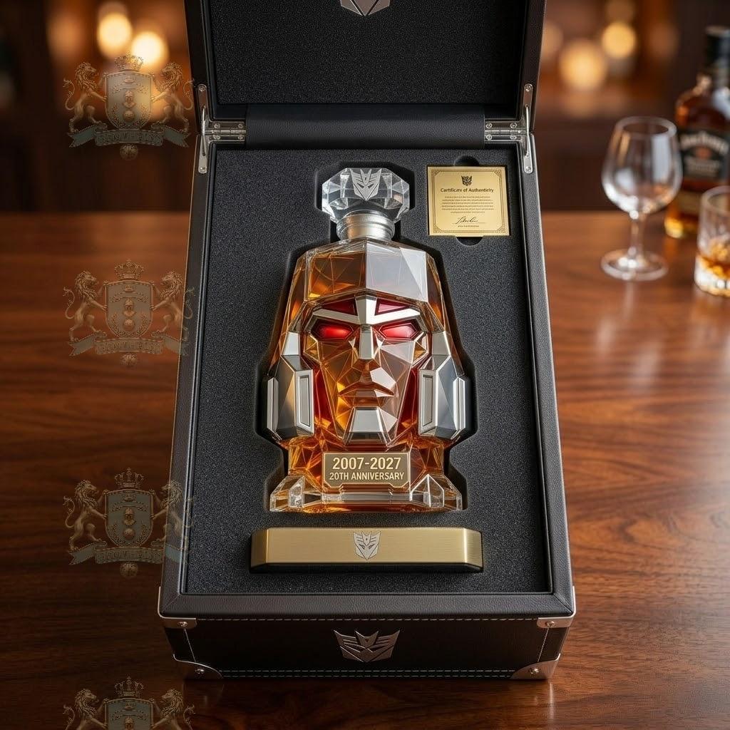 Transformers Megatron 20th Anniversary Whiskey Decanter