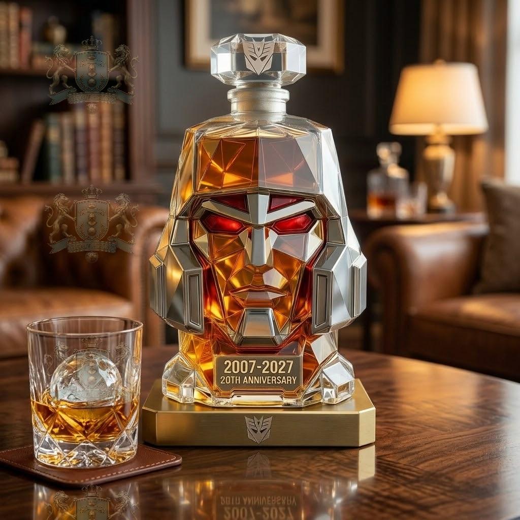 Transformers Megatron 20th Anniversary Whiskey Decanter