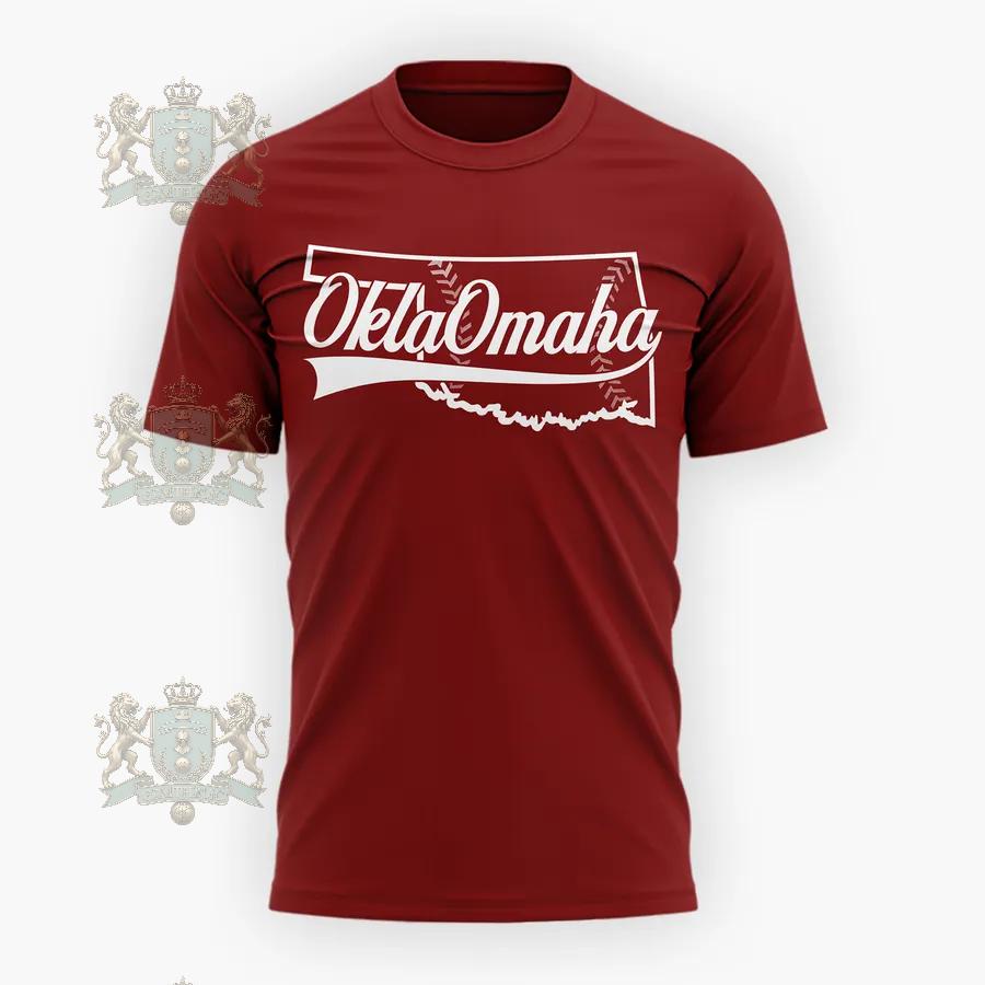  OklaOmaha NCAA Men's College World Series 2026 T-Shirt - Detail View