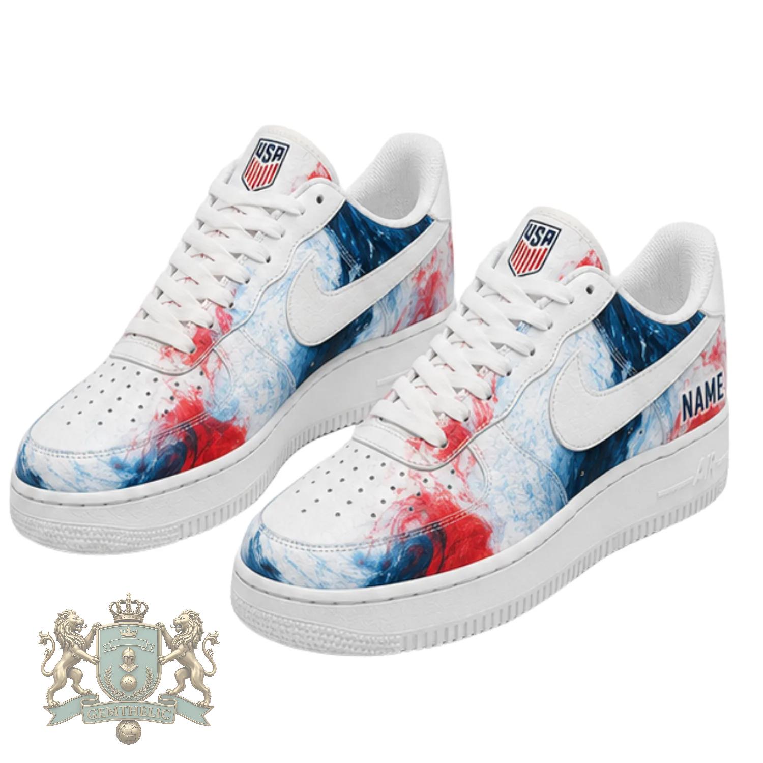 USA Personalized World Cup 2026 Sneakers - Front View