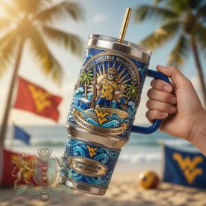 West Virginia Mountaineers Summer Tumbler