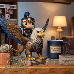 World of Warcraft  Knight on Royal Gryphon 22nd Anniversary Funko Pop
