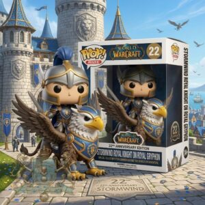 World of Warcraft  Knight on Royal Gryphon 22nd Anniversary Funko Pop