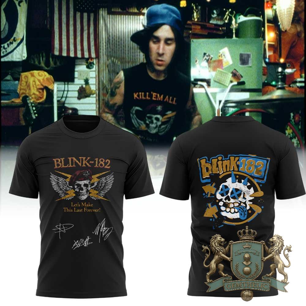 Blink-182 Let's Make This Last Forever T-Shirt - Front View