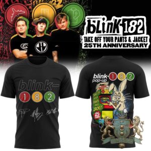 Blink-182 Take Off Your Pants & Jacket 25th Anniversary T-Shirt