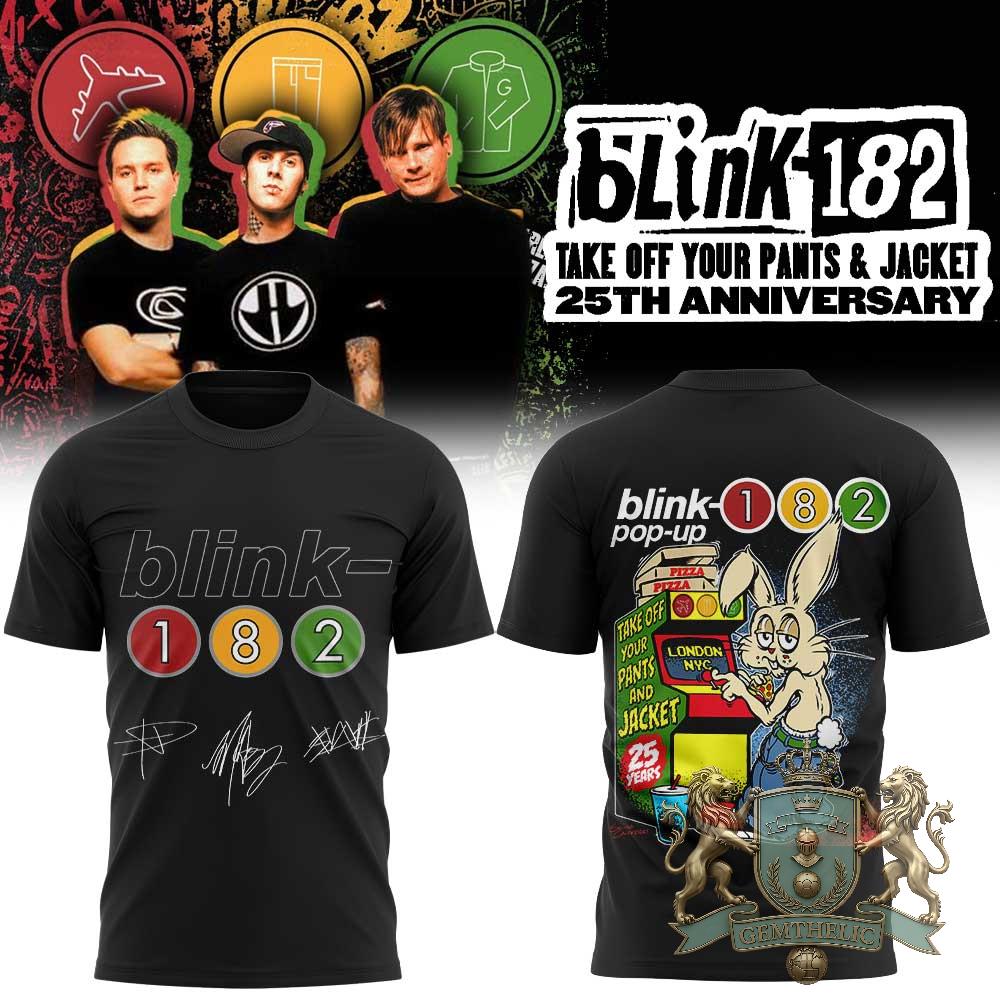 Blink-182 Take Off Your Pants & Jacket 25th Anniversary T-Shirt
