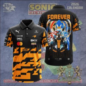 McLaren Sonic 35th Anniversary 2026 Forever Fast Polo Shirt