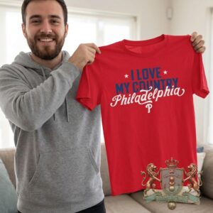 Philadelphia Phillies I Love My Country Philadelphia T-Shirt