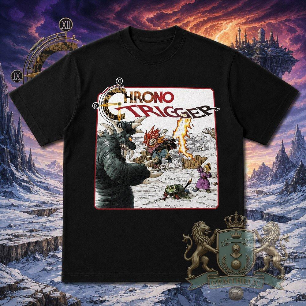 Chrono Trigger Game Art Battle T-Shirt - Front View