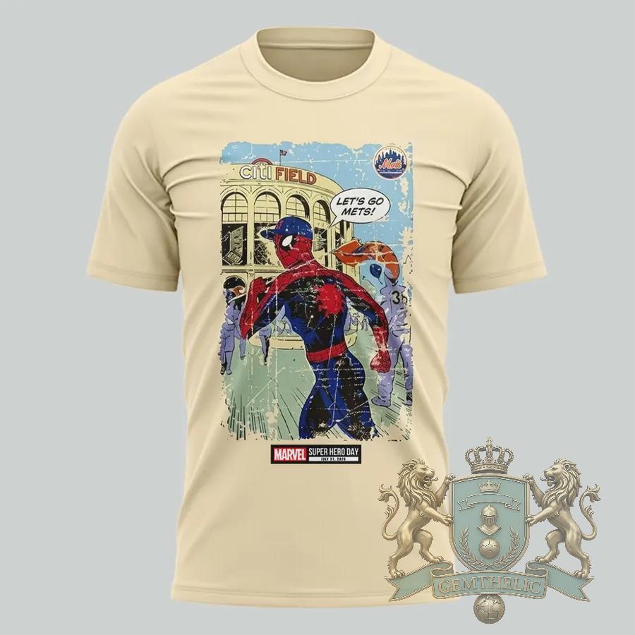 Marvel Spider-Man Mets T-Shirt 2026 - Detail View