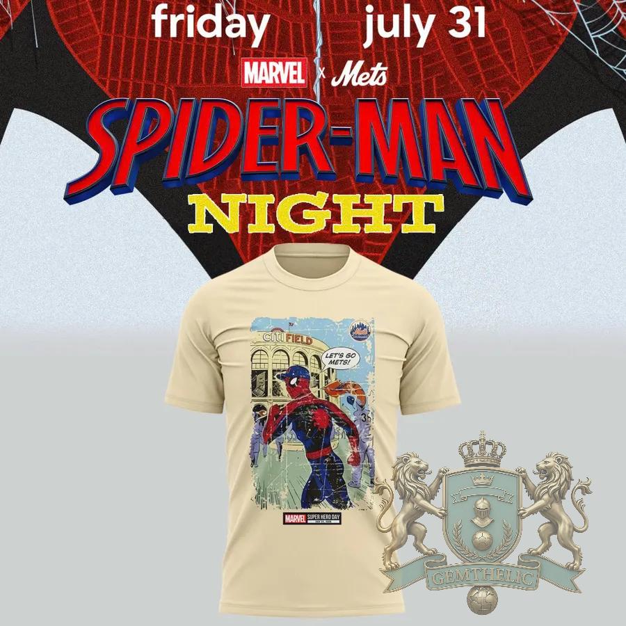Marvel Spider-Man Mets T-Shirt 2026 - Front View