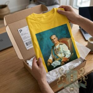 Mohammad Reza Pahlavi Portrait T-Shirt