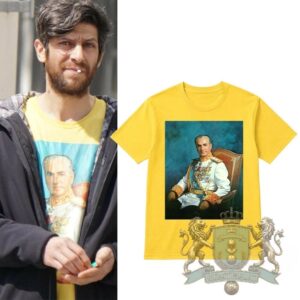 Mohammad Reza Pahlavi Portrait T-Shirt