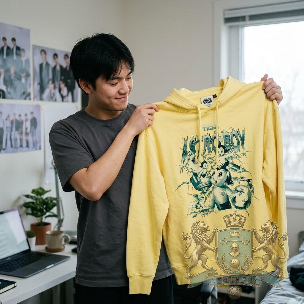 Tiger Astro Boy Graphic Hoodie