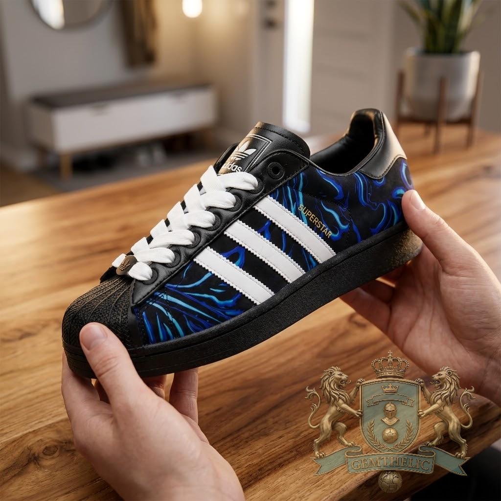 Adidas Superstar II Argentina AFA Away Core Black Lucid Blue Sneaker 2026
