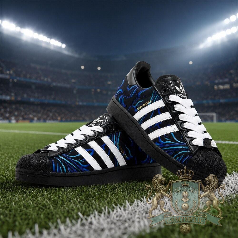 Adidas Superstar II Argentina AFA Away Core Black Lucid Blue Sneaker 2026 - Front View
