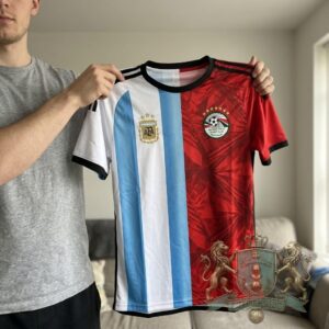 Argentina Egypt Split Football Jersey
