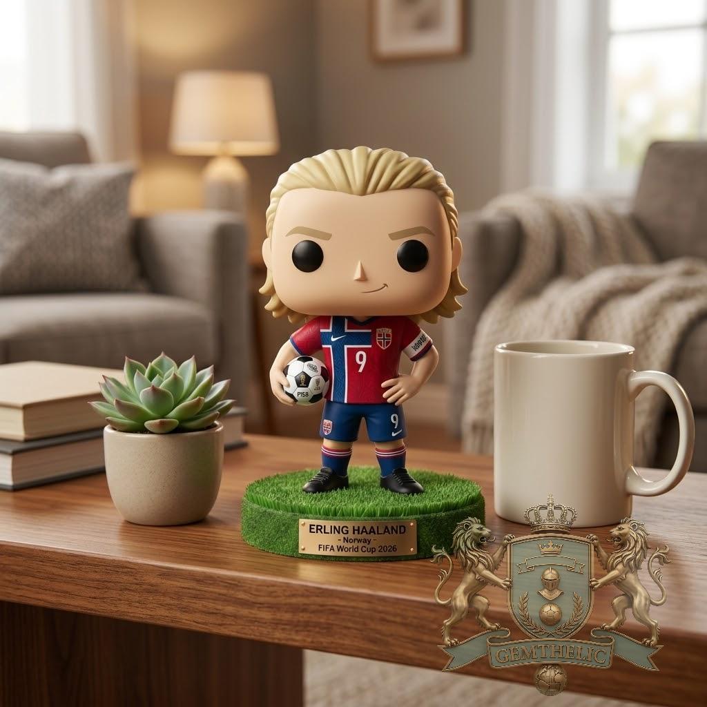 Erling Haaland Norway Captain FIFA World Cup 2026 Funko Pop Figure