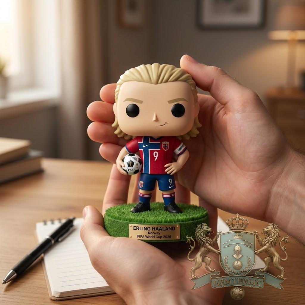 Erling Haaland Norway Captain FIFA World Cup 2026 Funko Pop Figure