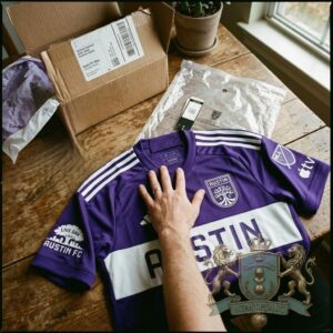 Austin FC Purple AUSTIN Text Design Soccer Jersey