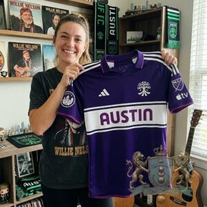 Austin FC Purple AUSTIN Text Design Soccer Jersey