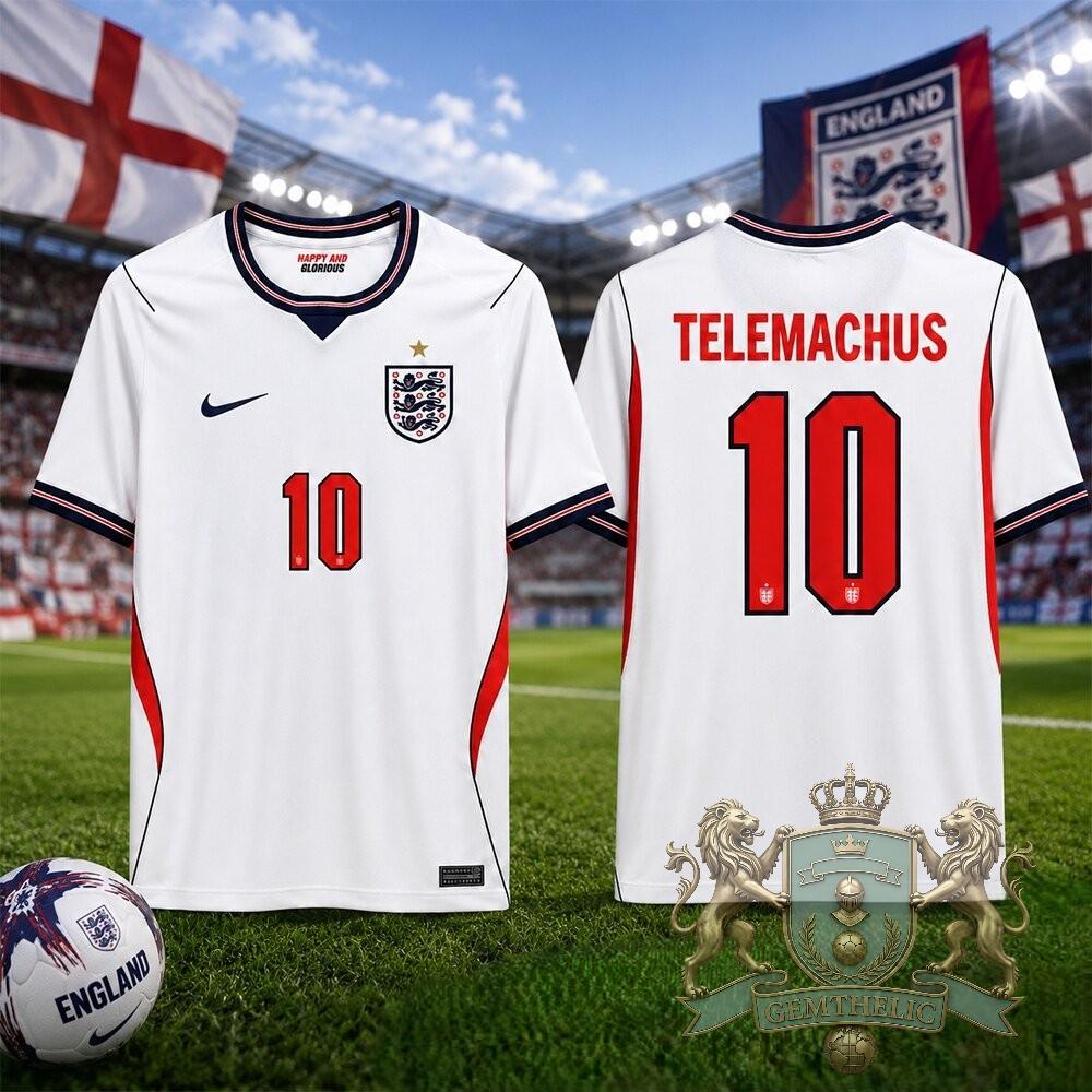 Tom Holland England Telemachus Home Kit Jersey 2026