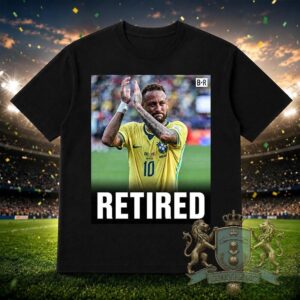 Neymar Jr Brazil Retired Graphic T-Shirt 2026