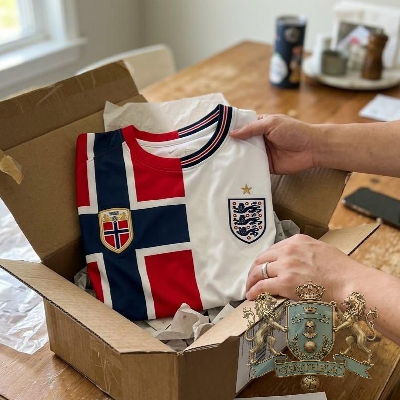 Norway England 2026 World Cup Match Split Football Jersey