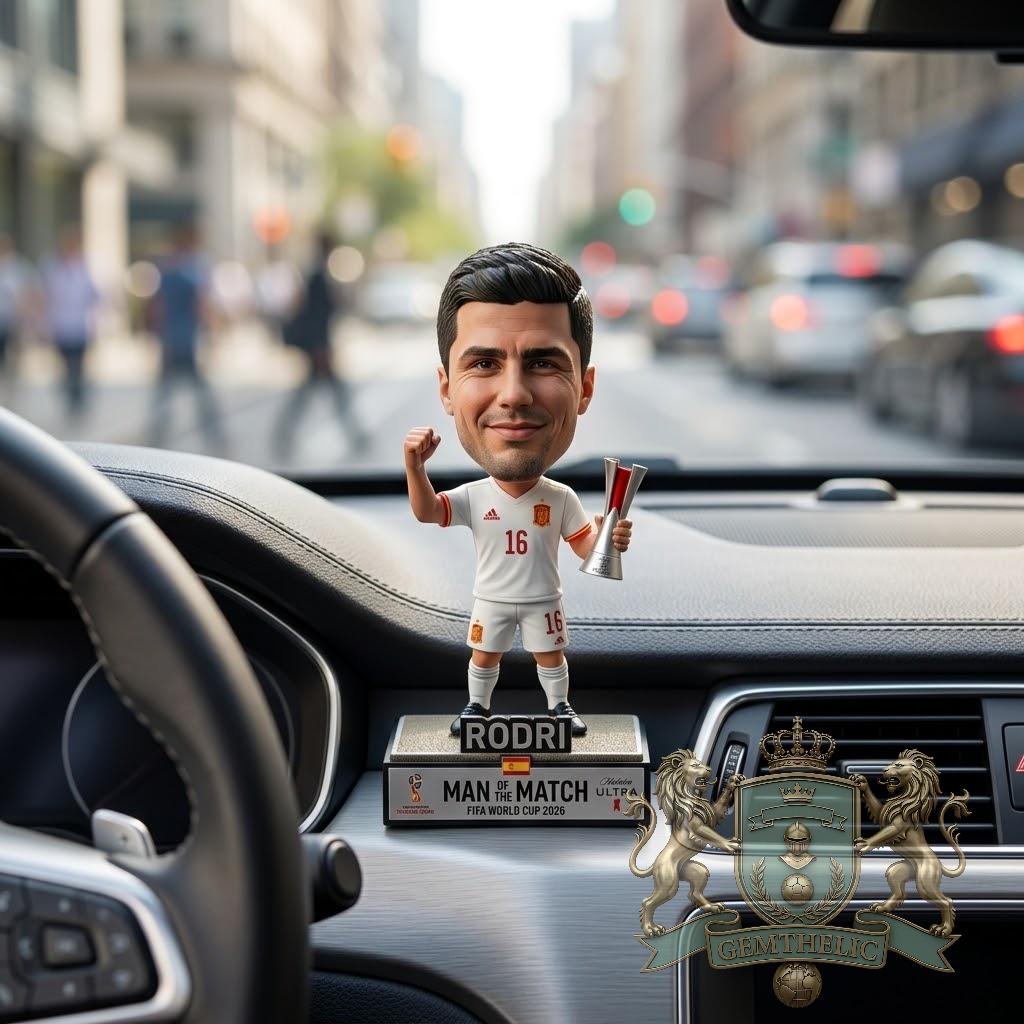 Rodri Spain FIFA World Cup 2026 Man of the Match Bobblehead