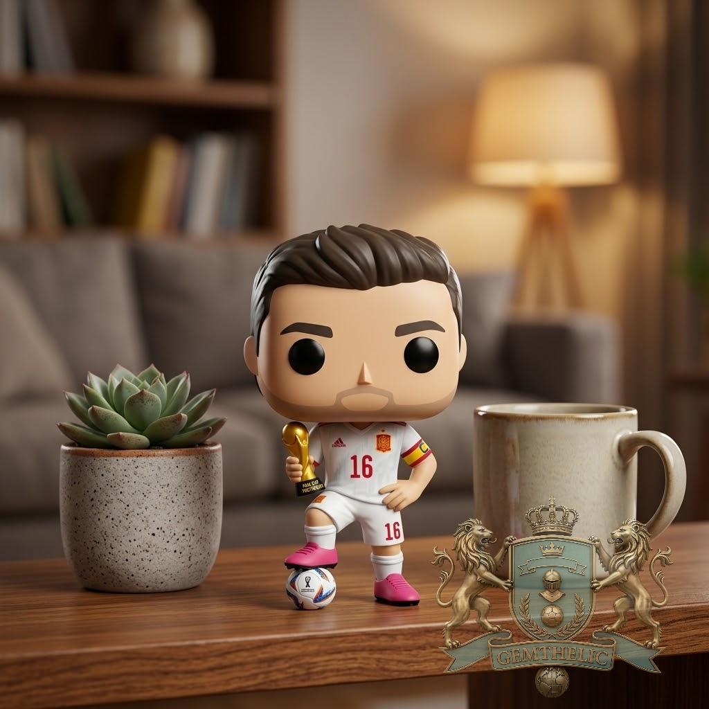 Rodri Spain Man of the Match FIFA World Cup 2026 Funko Pop Figure - Detail View